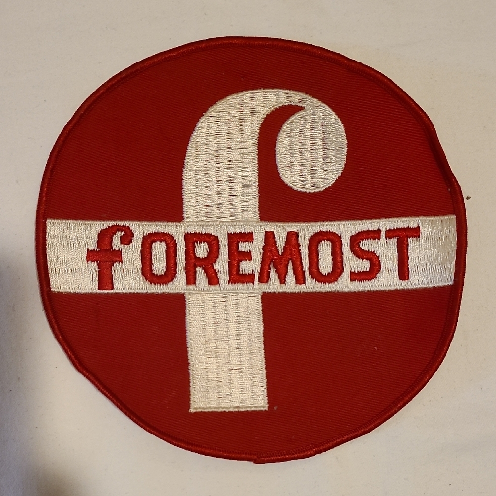 Foremost Dair Foods Large Patch Sewing Vintage